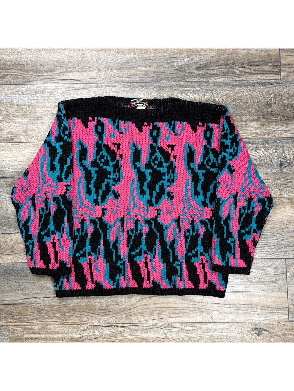 90’s Alain Manoukian abstract sweater, made in Italy size L